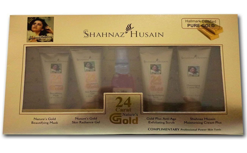 Shahnaz Husain guld ansigtssæt