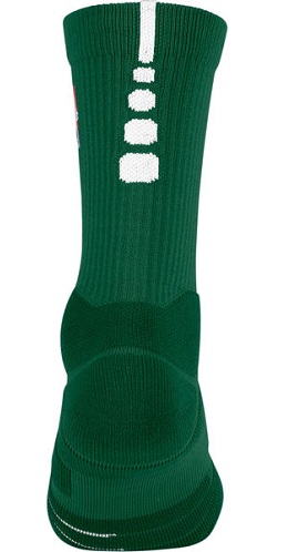 Mærket grønne sokker
