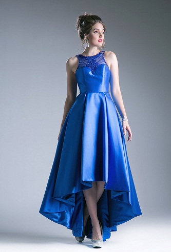 Blissful Satin High Low Dress