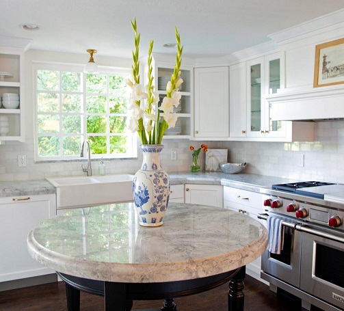 Round Kitchen Island Design