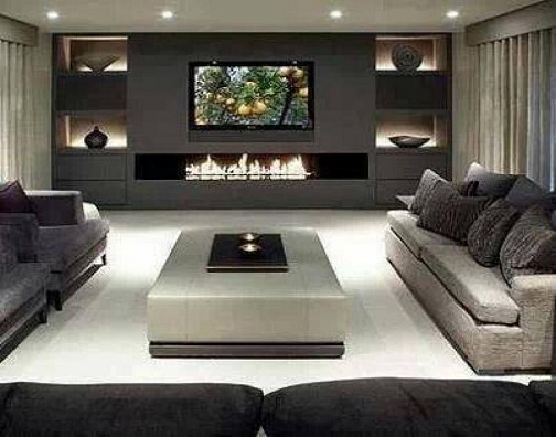 Moderne Living Hall Design