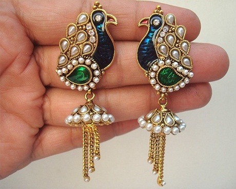 meenakari-ékszer-tervek-fülbevaló-design