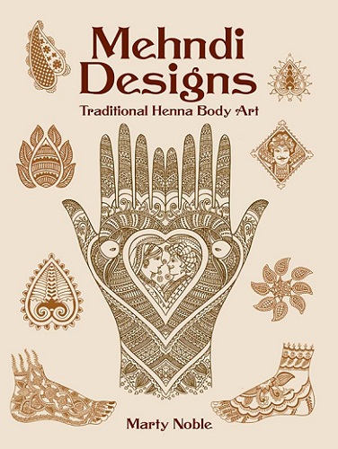 Hagyományos Henna testművészeti könyv Marty Noble -tól