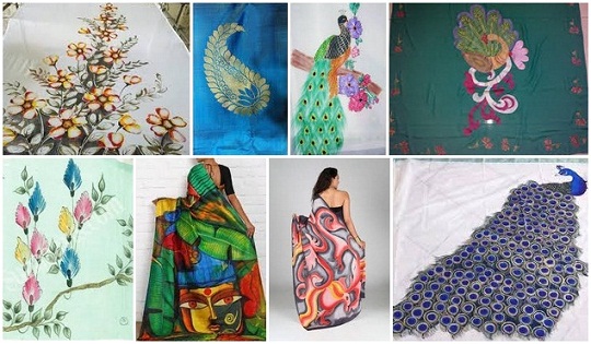 Saree maleri designs