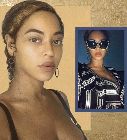 Beyonce uden makeup