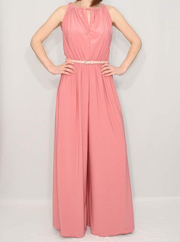 Lyserød jumpsuit