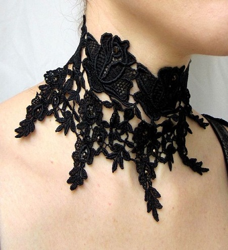 Victoriansk blonder choker