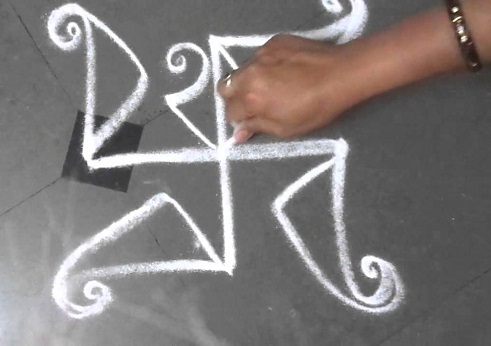 Designbart Rangoli -design
