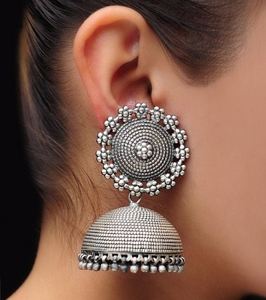 sterling-sølv-jhumka