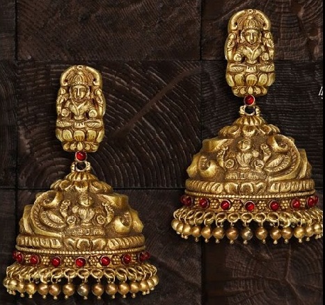 tempel jhumkas