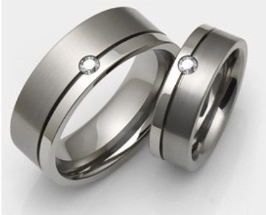 Bryllupsbånd i titanium
