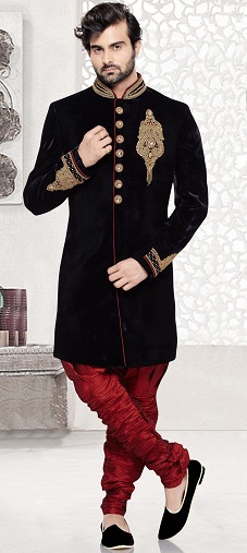 Indo Western Velvet Kurta