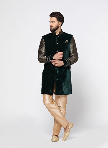 Velvet Emerald Kurta