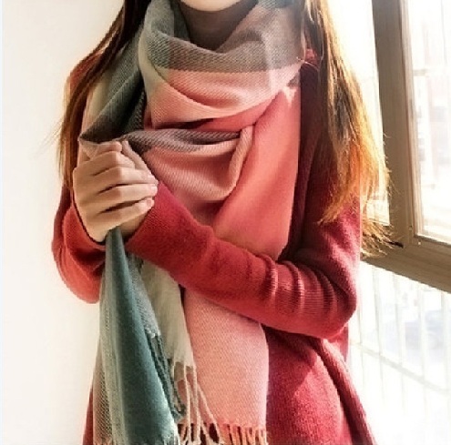 Kasjmir vintertørklæde