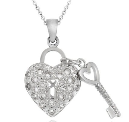 Heart Key nyaklánc