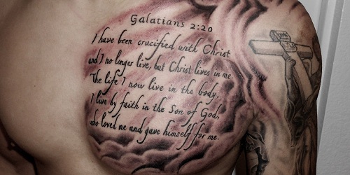 Bibliai versek tetoválás