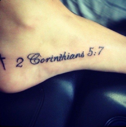 On Foot Script Tatoveringer