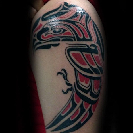 Tribal Bird Eagle Tattoo