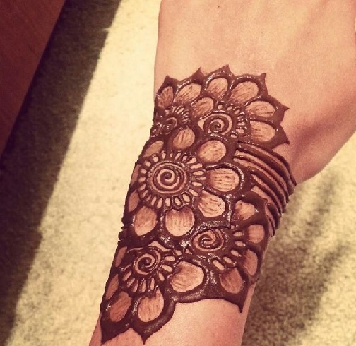 Håndled Mehndi Design