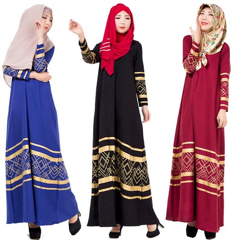 Traditionel hijab kjole