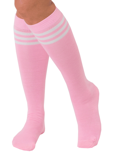 Rózsaszín cső zokni