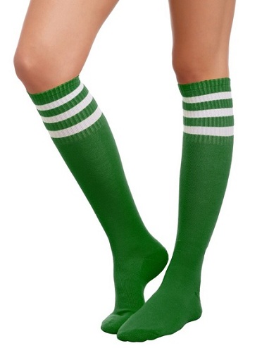 Zöld cső zokni