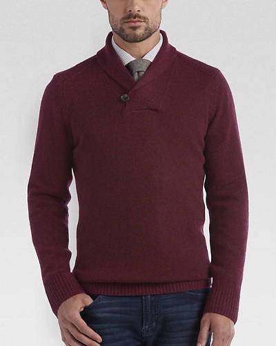 Shawl krave sweater