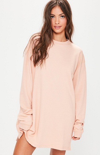Oversized sweaterkjole