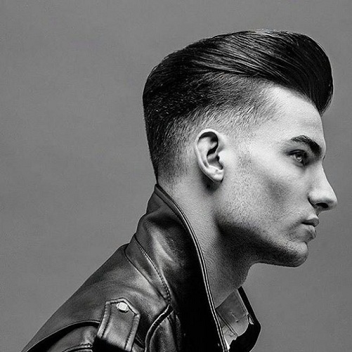 Underskåret med Slicked Back Hair