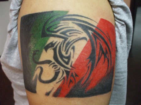 Mexicansk stolt tatoveringsdesign
