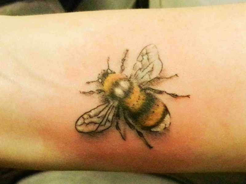 Gyönyörű rovar tetoválás nőknek és férfiaknak