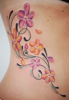 Dejlig Bell Plumeria Tattoo