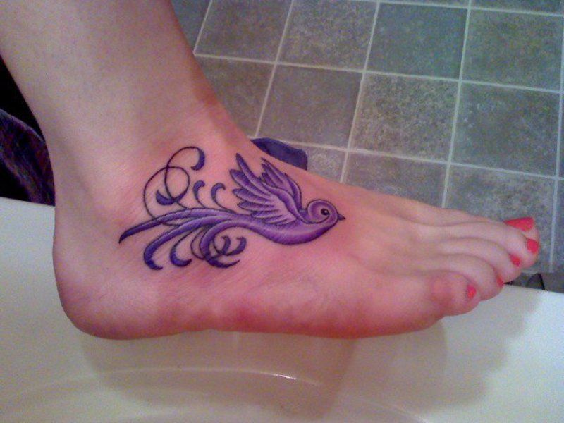 lila tetoválás minták
