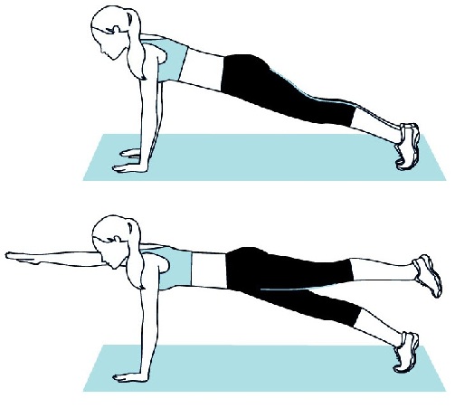 Plank super mand udgør