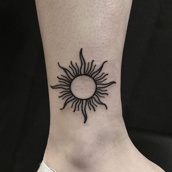 Tribal Sun Tattoos 2