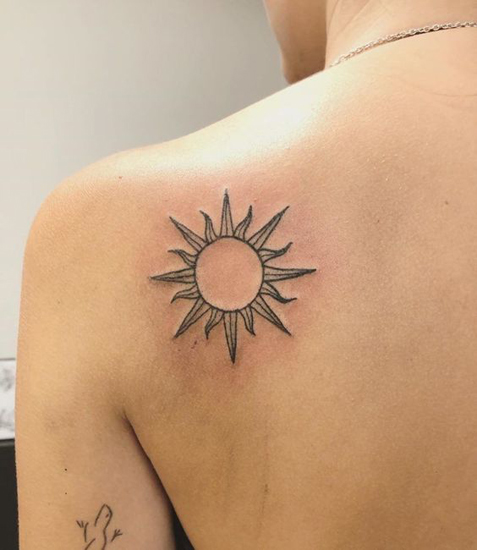 Tribal Sun Tattoos 3