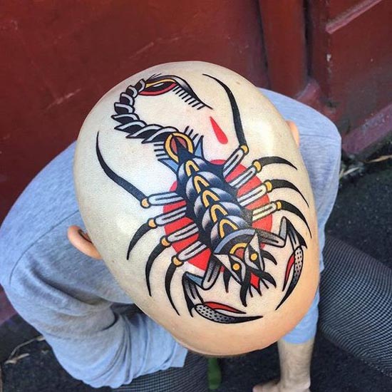 Hovedtatoveringer til kvinder og mænd 2
