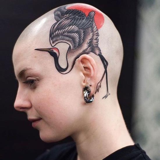 Hovedtatoveringer til kvinder og mænd 6