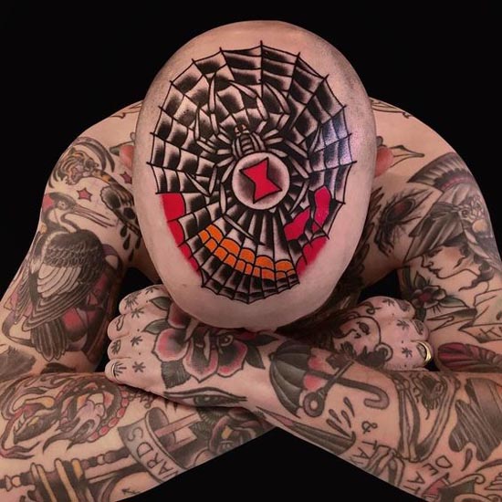 Hovedtatoveringer til kvinder og mænd 7