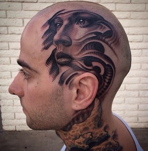 Sidehovedetatoveringer