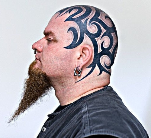 Tribal Head tatoveringer