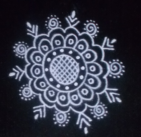Enkel designbar Rangoli