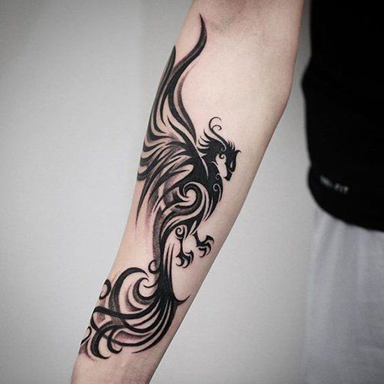 Törzsi sárkány tetoválás minták 3