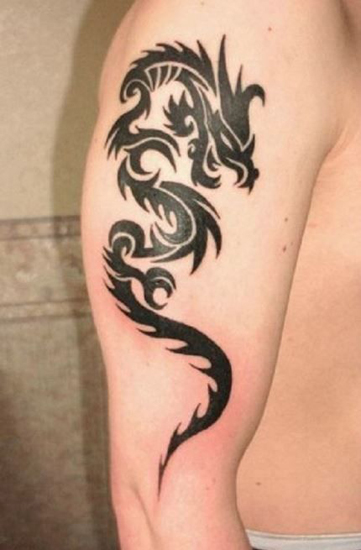 Tribal Dragon Tattoo Designs 5