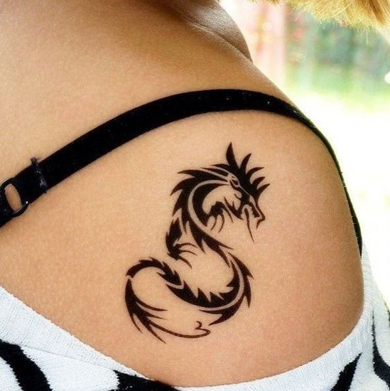 Törzsi sárkány tetoválás minták 6