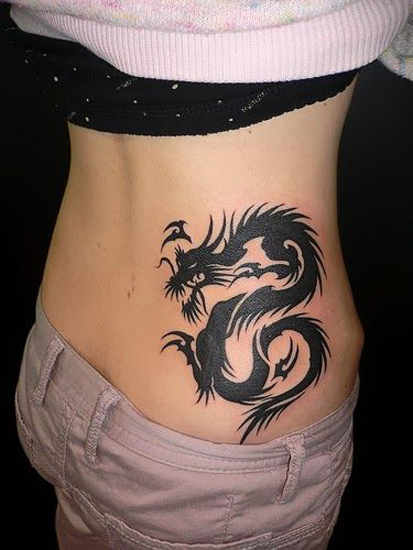 Törzsi sárkány tetoválás minták 7