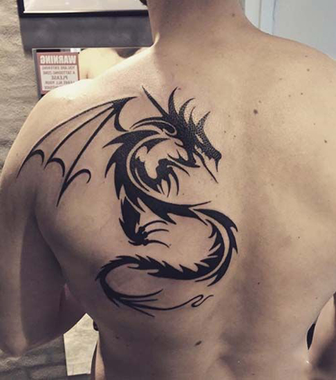 Tribal Dragon Tattoo Designs 10