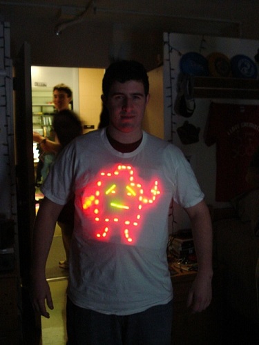 DIY LED T -shirt