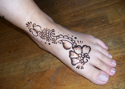 Mangó motívum Mehndi Design