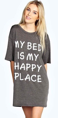 Langærmede T -shirts